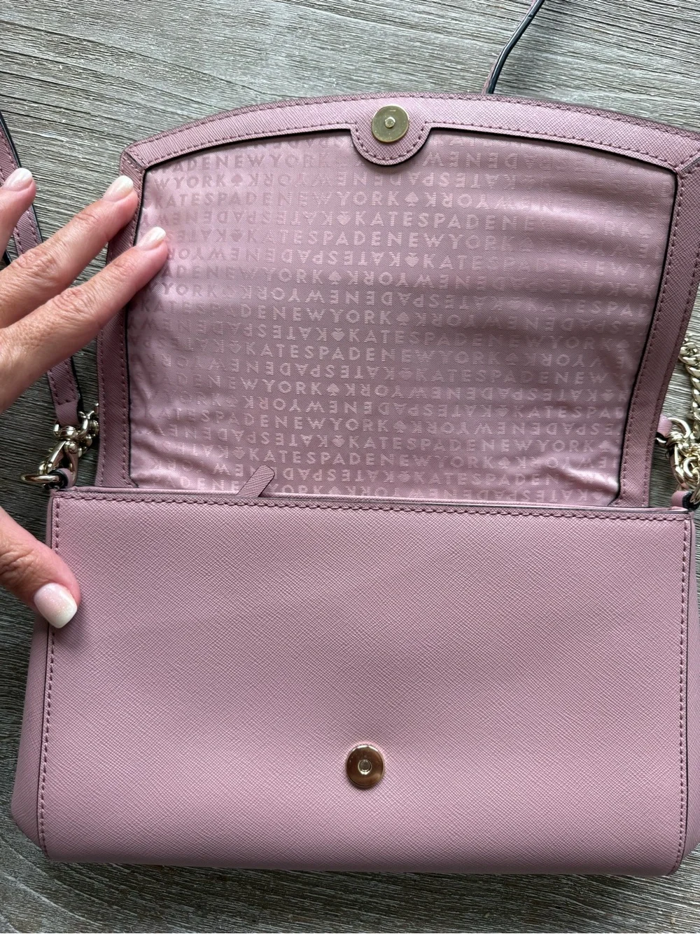 NWT Kate Spade Laurel Way Greer Crossbody Bag Dusty Peony